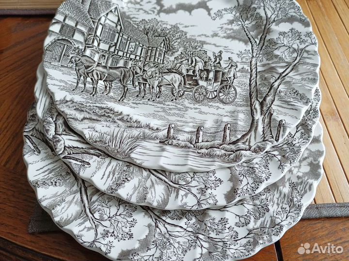 Комплект тарелок Англия Королевская Почта