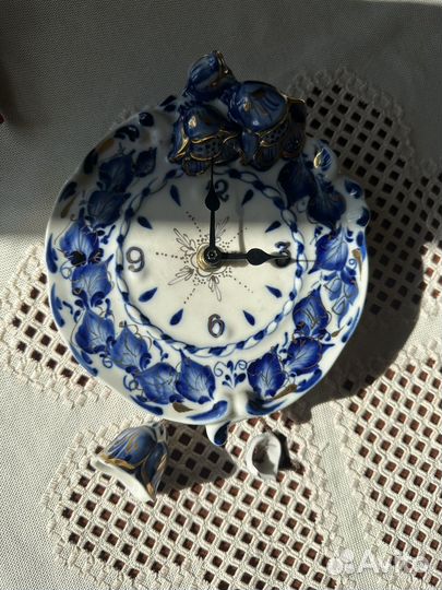 Гжель разная золотая