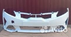 Новый белый SAW передний бампер Kia Rio 4 рестайл