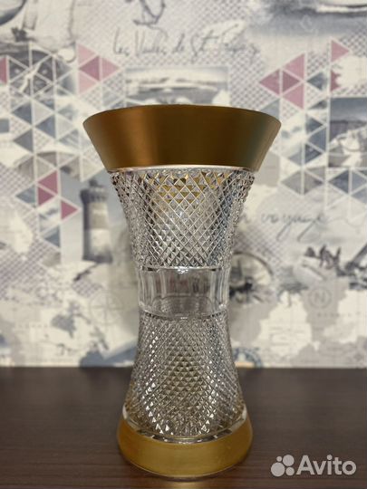 Ваза для цветов хрустальная