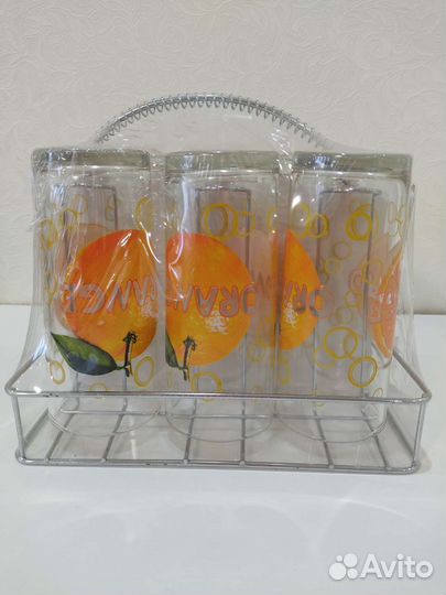 Набор стаканов 6 штук в упаковке