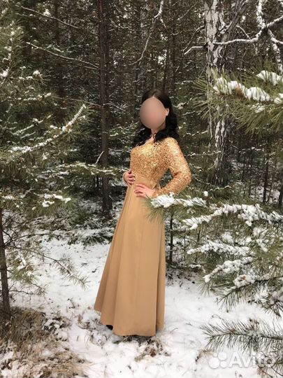 Вечернее платье в пол