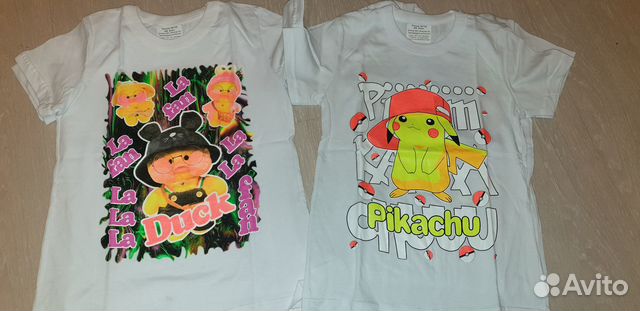 Футболки светящиеся белые