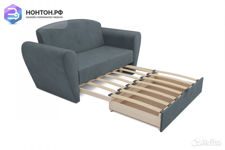 Диван выкатной Квартет серый