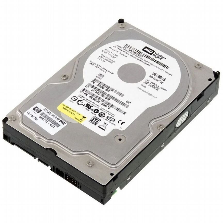 [381653-002] Жесткий Диск Hp 160gb Sata2 3.5" Hdd 381653-002