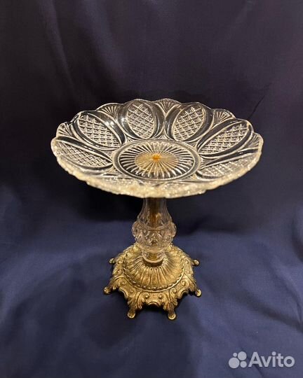 Ваза для фруктов хрусталь конфетница