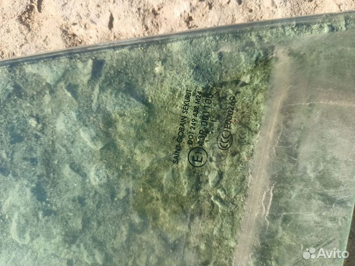 Стекло двери переднее правое Peugeot Partner B9