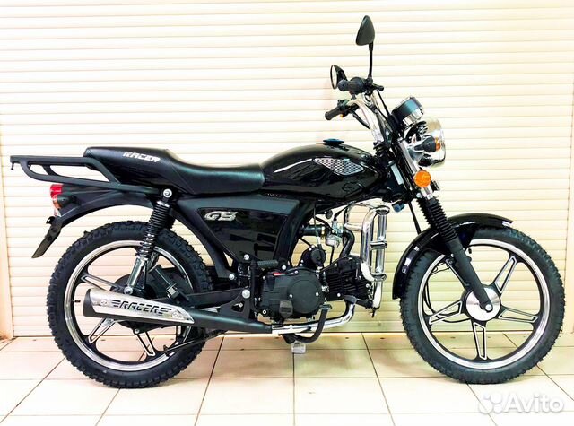 Мопед Racer RC110N Trophy черный