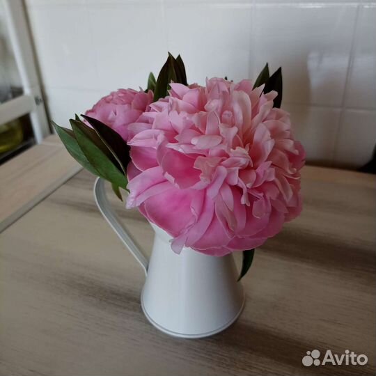 Пионы из холодного фарфора