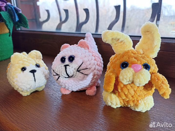 Вязаные игрушки ручной работы