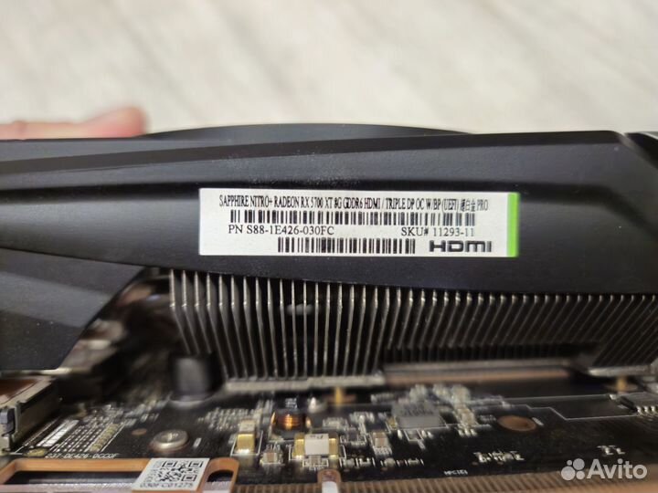 Видеокарта Sapphire Nitro+ 5700XT 8Gb