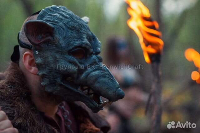 Пластиковая маска Крысолова - Костюм на Хеллоуин