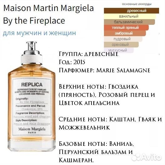 By the Fireplace MMM, духи высокой концентрации