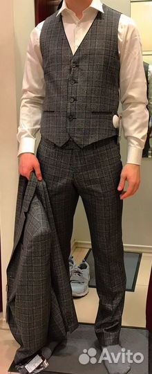 Мужской костюм тройка Van Cliff