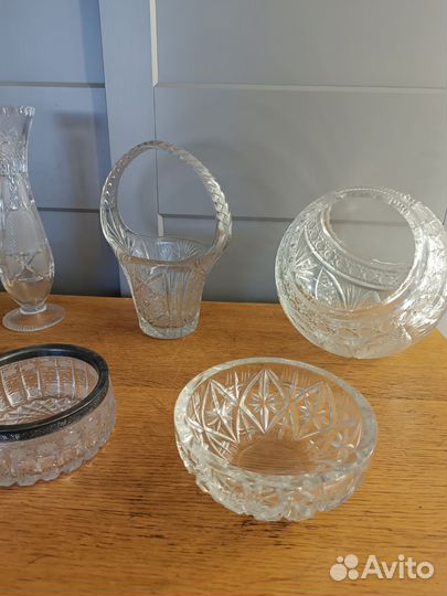 Хрусталь СССР салатницы вазы конфетницы