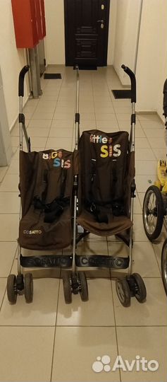 Коляска для двойни и погодок