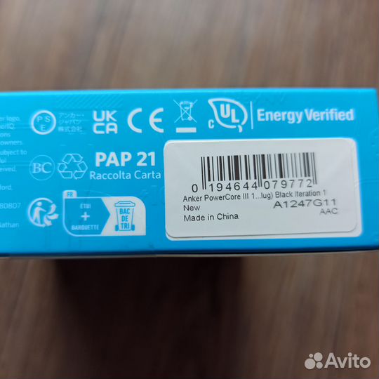 Внешний аккумулятор Anker (10000mAh)