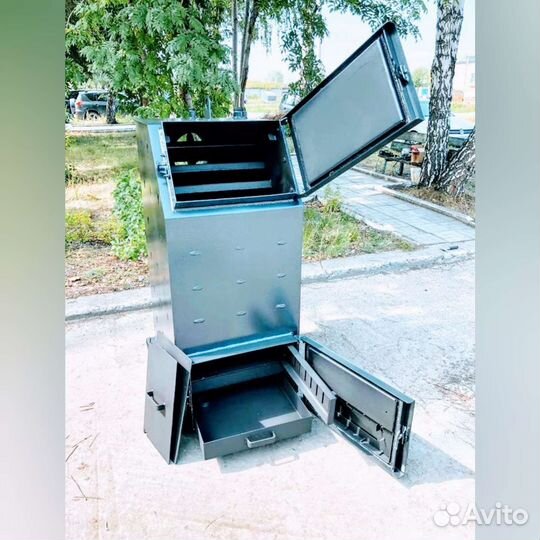 Твердотопливный котел с большой топкой