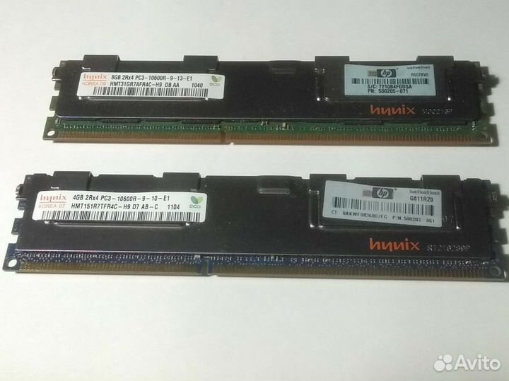 4gb 8gb Registered DDR3 10600