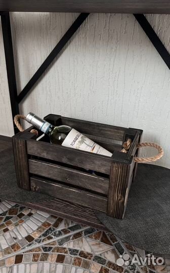 Ящик деревянный подарочный