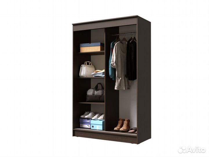 Шкаф купе двухдверный двухстворчатый Элегант 5