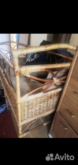 Кровать плетеная детская