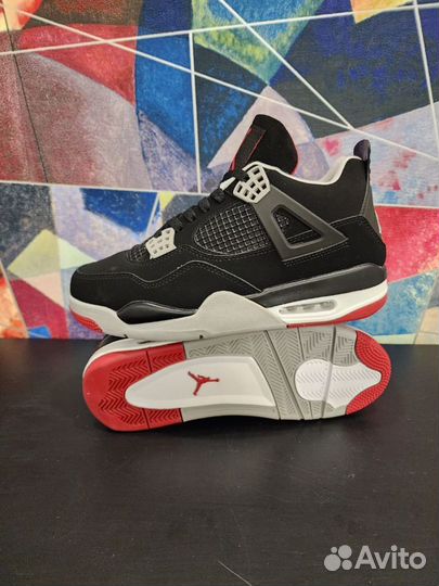 Кроссовки Nike Air Jordan 4 Retro (зима/мех)