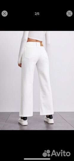 Белые джинсы женские 42