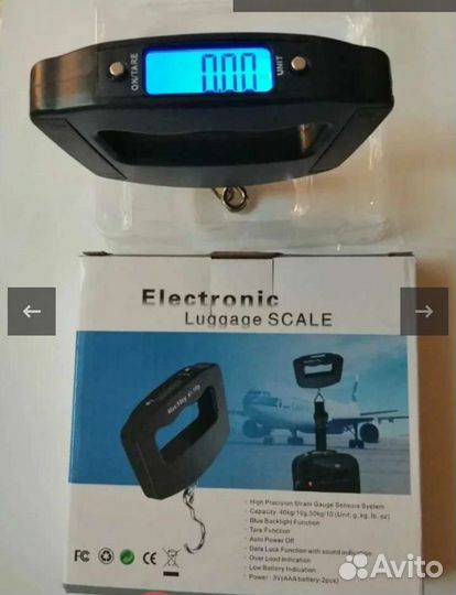Безмен весы электронные портативные для багажа