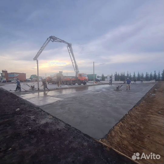 Бетон подача лентой