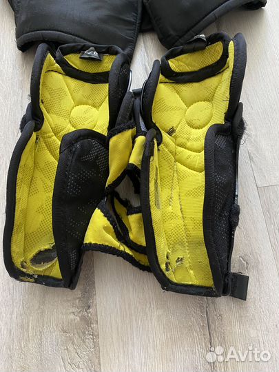 Щитки хоккейные bauer ultrasonic детские размер 9