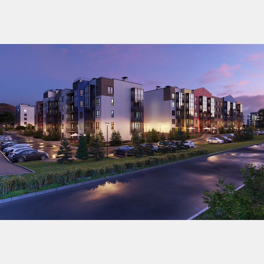 1-к. квартира, 38,4 м², 1/5 эт.