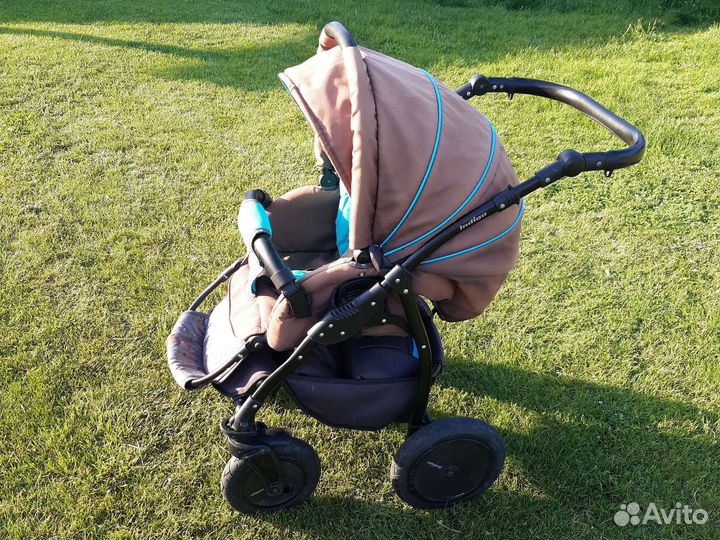 Коляска 2 в 1 индиго