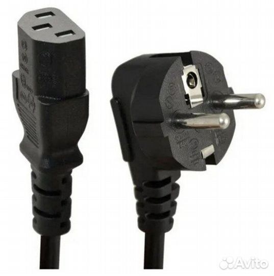 Кабель Питания 1.8м 220V Принтер Компьютер Монитор