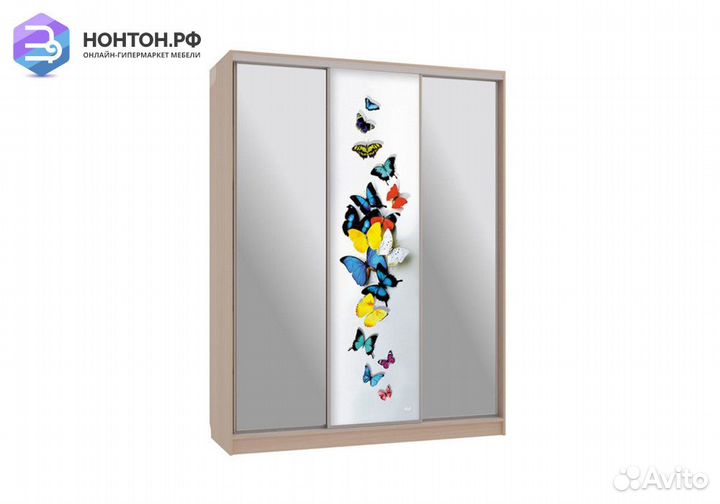 Шкаф-купе Бассо 9-600 88 дуб млечный