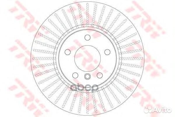 Диск тормозной BMW X3 F25 10- передний вент.D 3