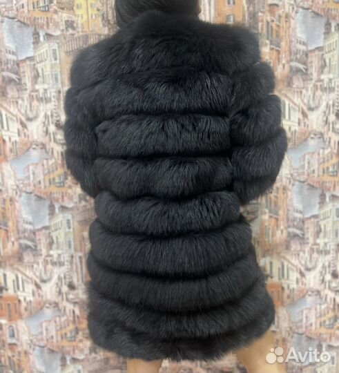 Шуба из песца 3в1