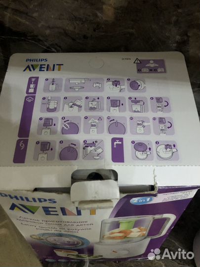 Пароварка блендер philips avent