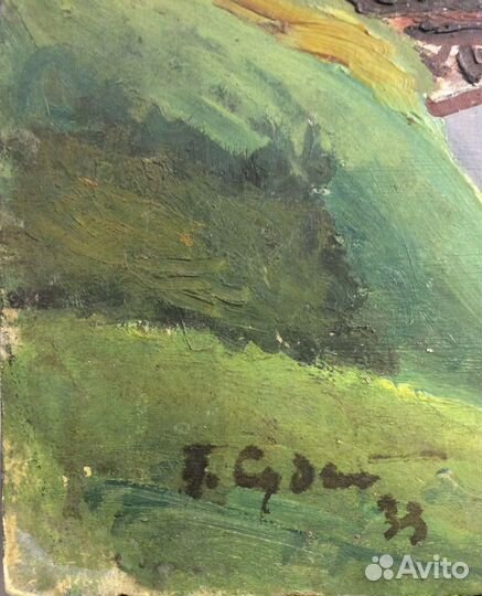 Картина маслом. Коломенское. 1933 г. Судаков П.Ф