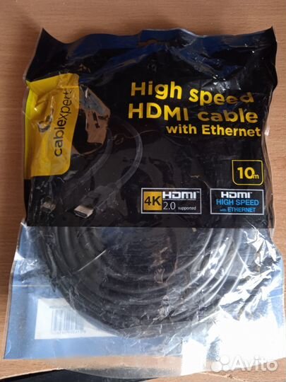 Кабель hdmi 10 м