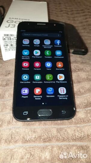 Смартфон samsung galaxy j3