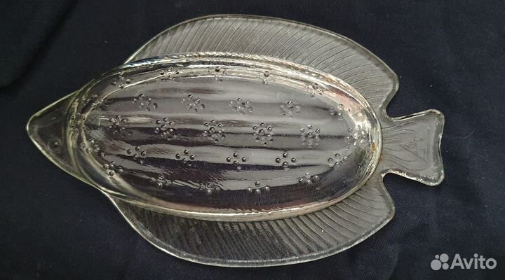 Икорница СССР рыба винтаж