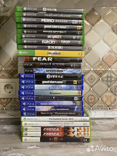 Игры Xbox 360, One, PS3, 4