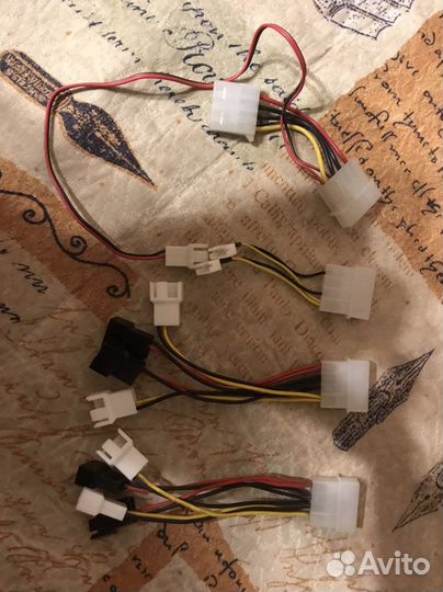 Кабель переходник sata-molex, 6pin, сата кабеля