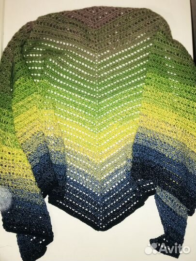 Бактус / шаль крючком