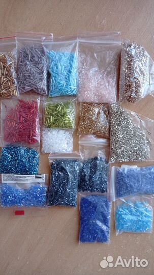 Бисер стеклярус