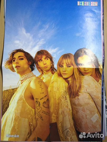 Плакаты постеры «Maneskin»