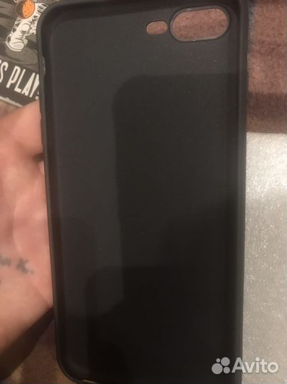 Чехол на iPhone 7 plus и три защтних стекла