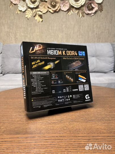 Материнская плата gigabyte H610M K DDR4