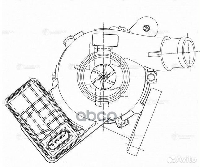 Турбокомпрессор Ford Transit (13) 2.2D E5 (тип
